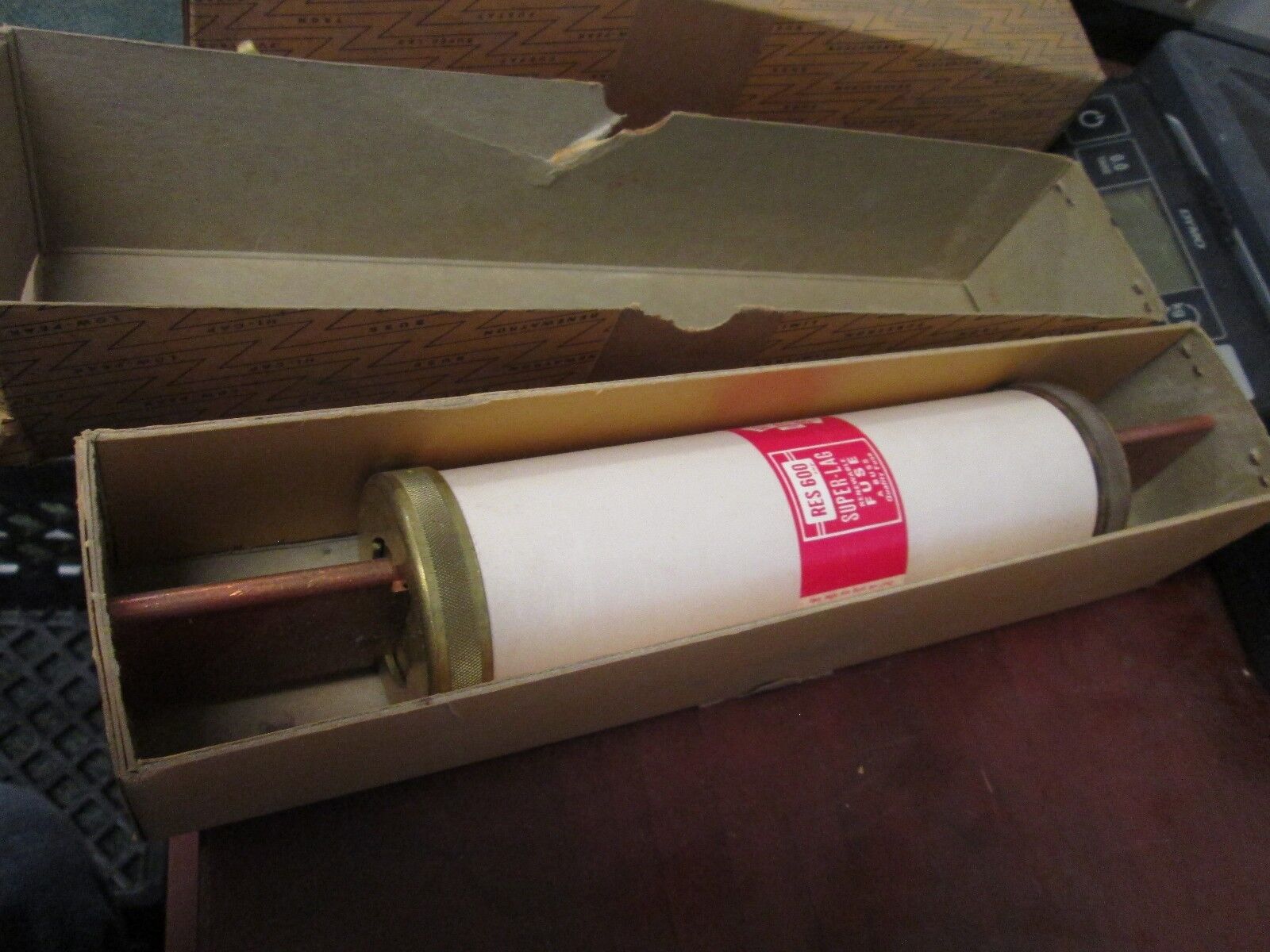 Buss Renewable Fuse RES 600 600V 600A New Surplus