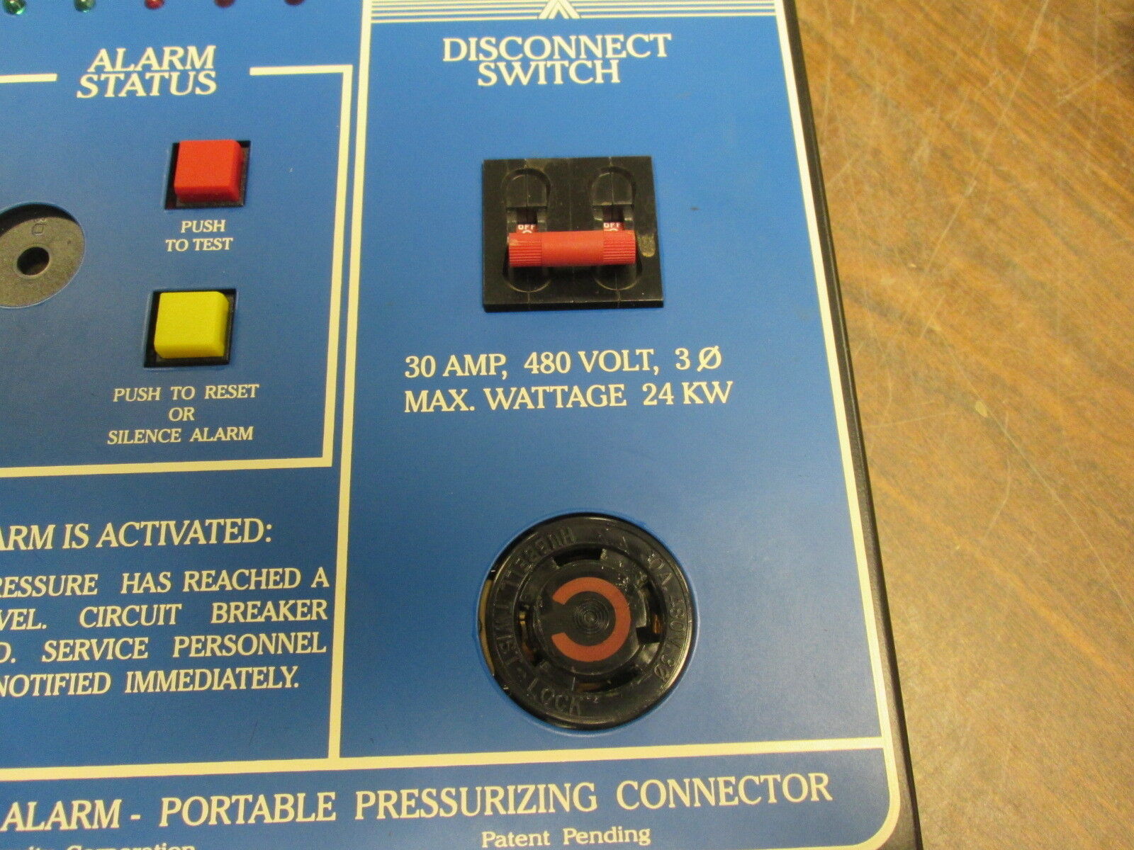 Mechanical Ingenvity Pre Lert Chiller High Pressure Warning System PADR-480-LP