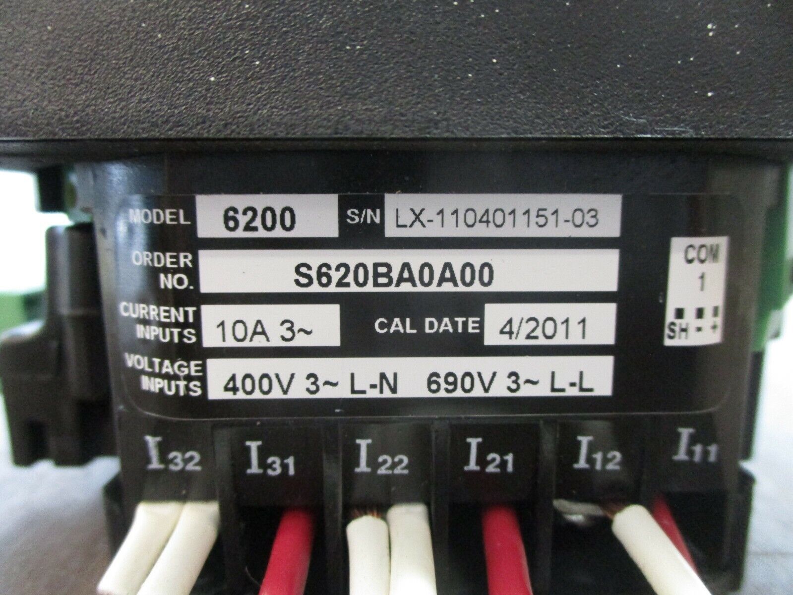 Square D PowerLogic ION 6200 Power Meter S620BA0A00 *Scratched / Ruffed Up* Used