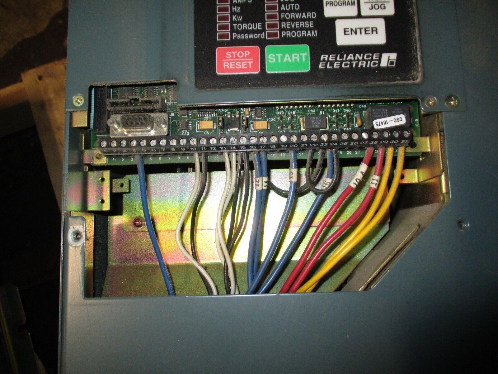 Reliance Electric VTAC7 GV3000/SE AC Drive 75V4060 75HP 3Ph Used