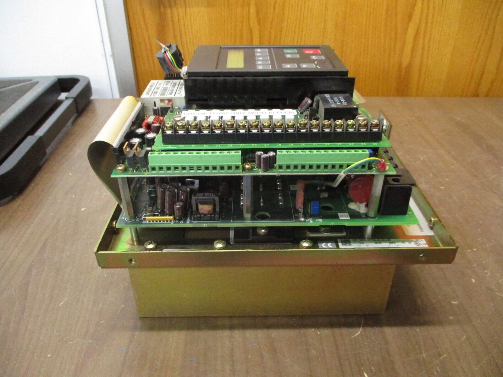 Allen-Bradley AC Drive 1336E-BRF20-AN-EN-L9E Ser. D 2HP w/ Keypad *Open Chassis*