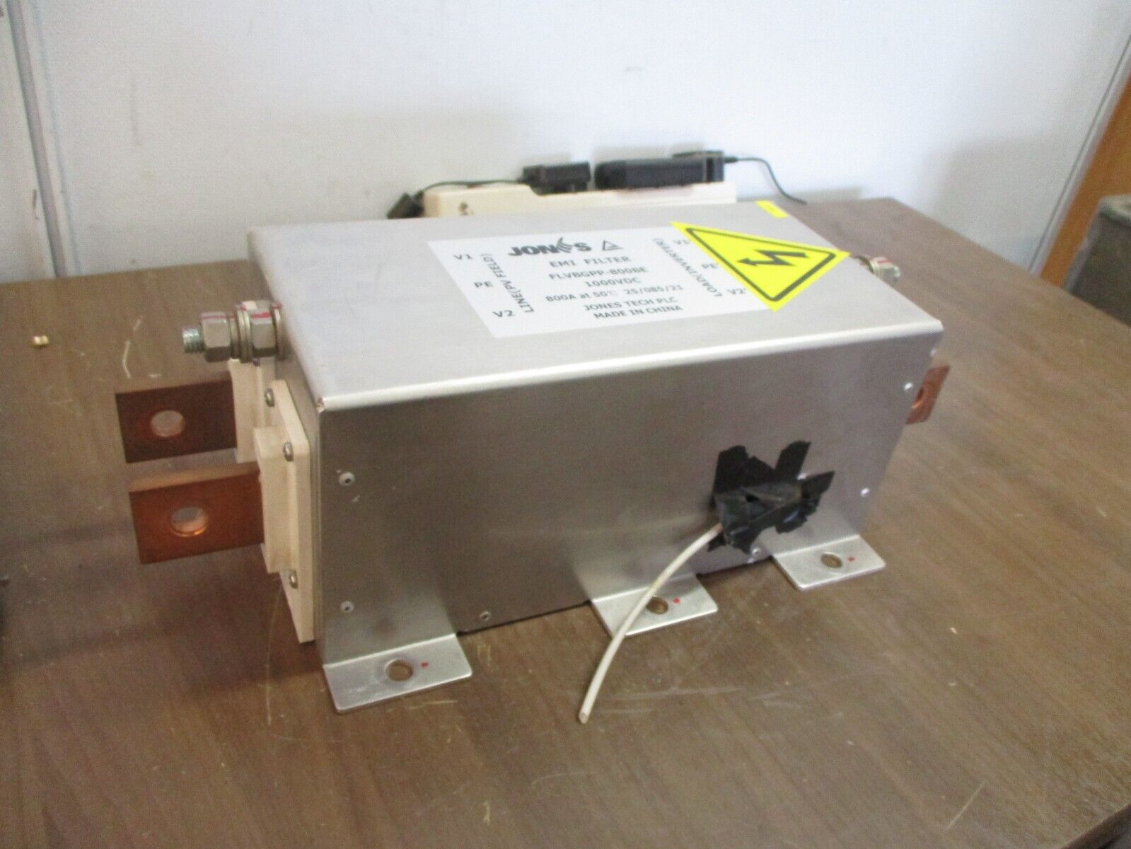 Jones EMI Filter FLVBGPP-800BE 1000VDC 800A Used