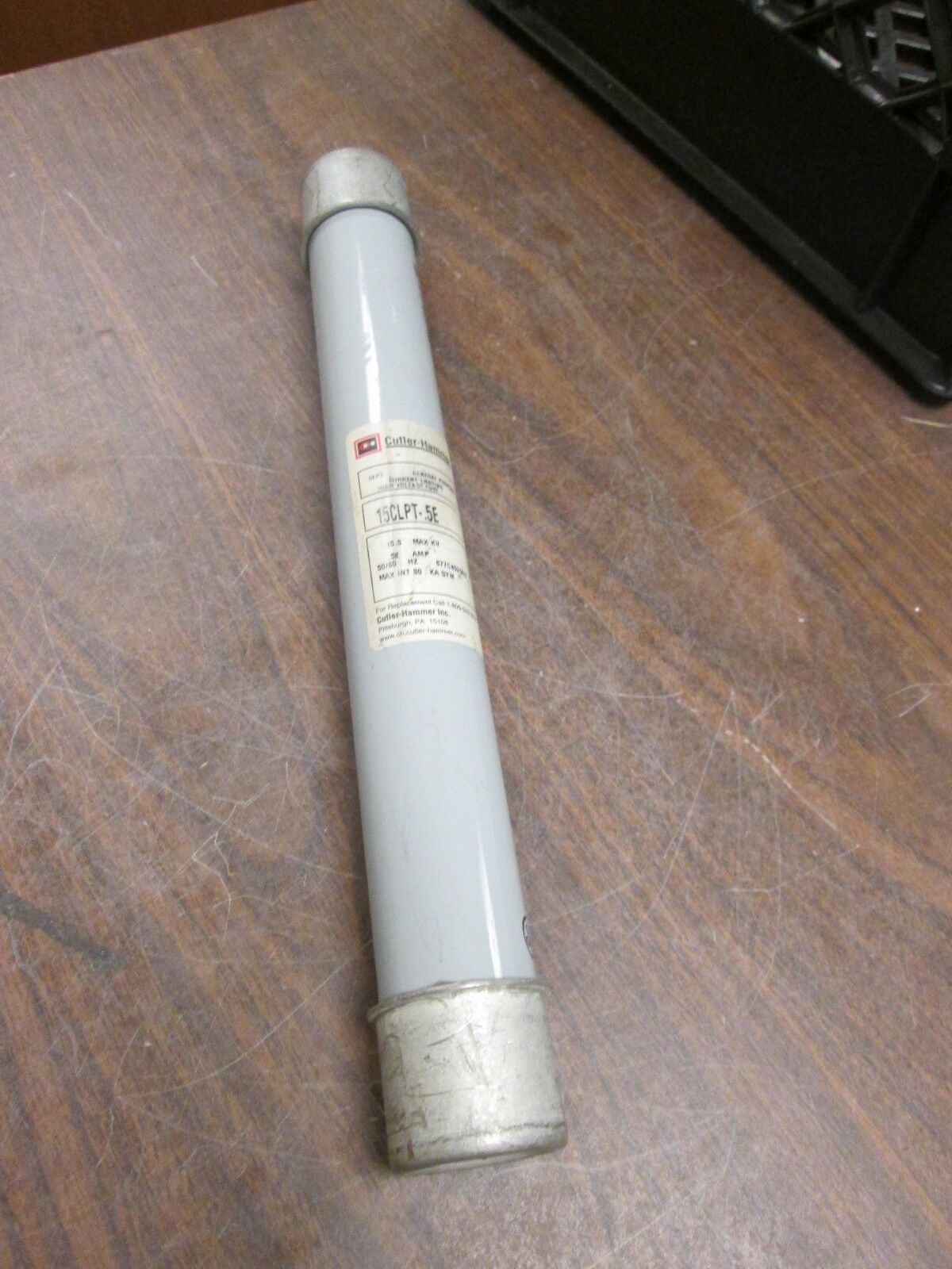 Cutler-Hammer High Voltage Fuse 15CLPT-.5E 15.5KV 0.5A 50/60Hz Used