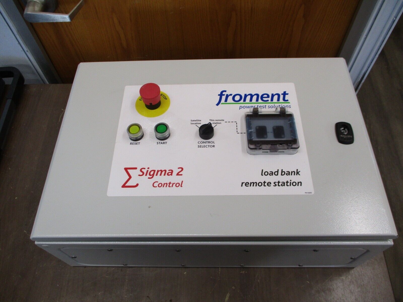 Froment Sigma 2 Control Load Bank Remote Station PA10253 3R, 4X Enclosure Used