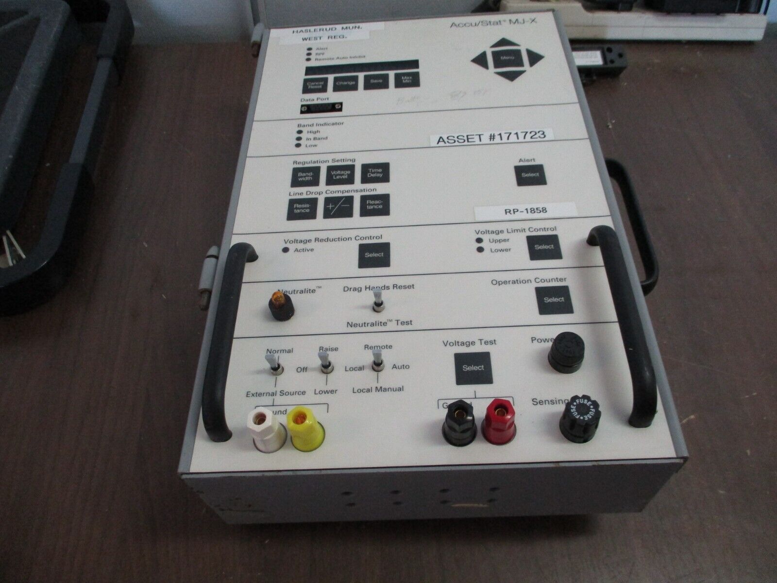 Siemens Accu/Stat MJ-X Voltage Regulator Control Panel C-60313 Used