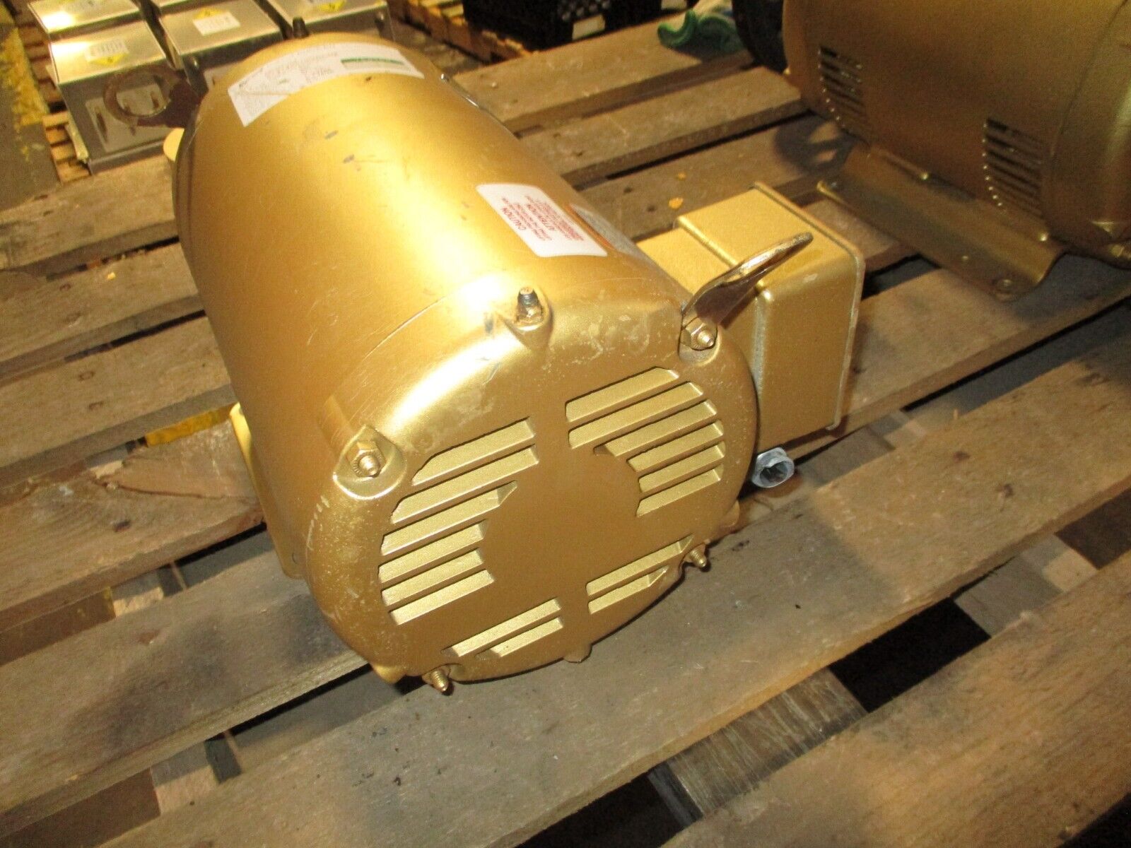 Baldor Motor EM3218T 5HP 1800RPM 230/460V 13.2/6.6A 60Hz 3Ph Used