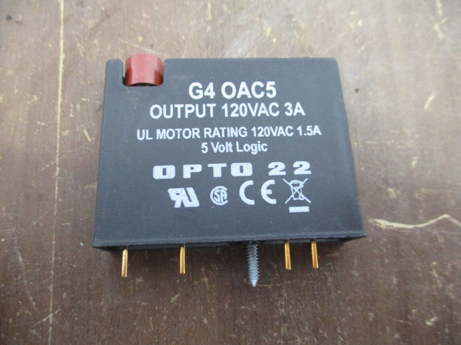Opto 22 Output Module G4 OAC5 120VAC 3A 5V Logic *Lot of 4* Used