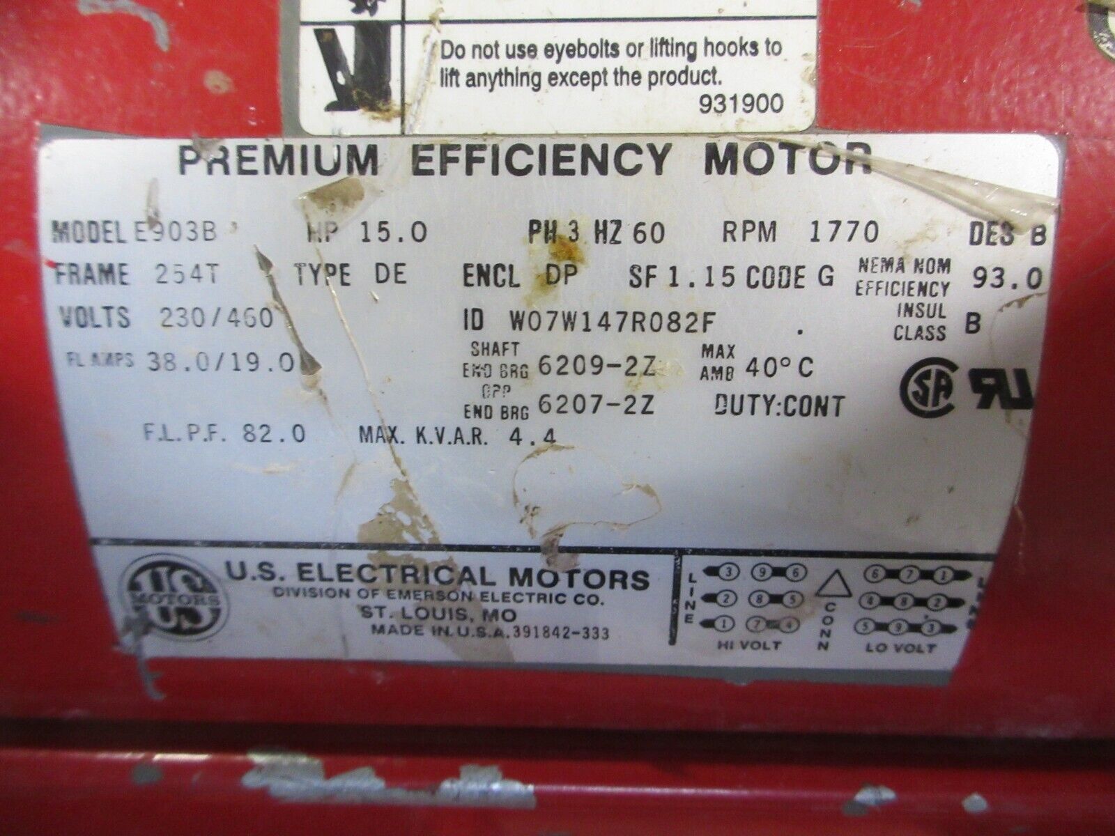 Bell & Gossett 1510 Pump 2G 10.5 BF 15HP 105FT Head 150GPM 1800RPM Used