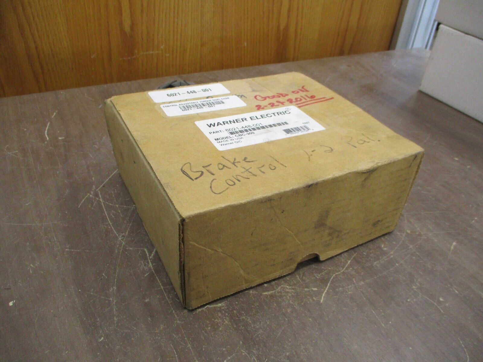 Warner Electric CBC-300 Clutch/Brake Control 6021-448-001 *Missing Cover*