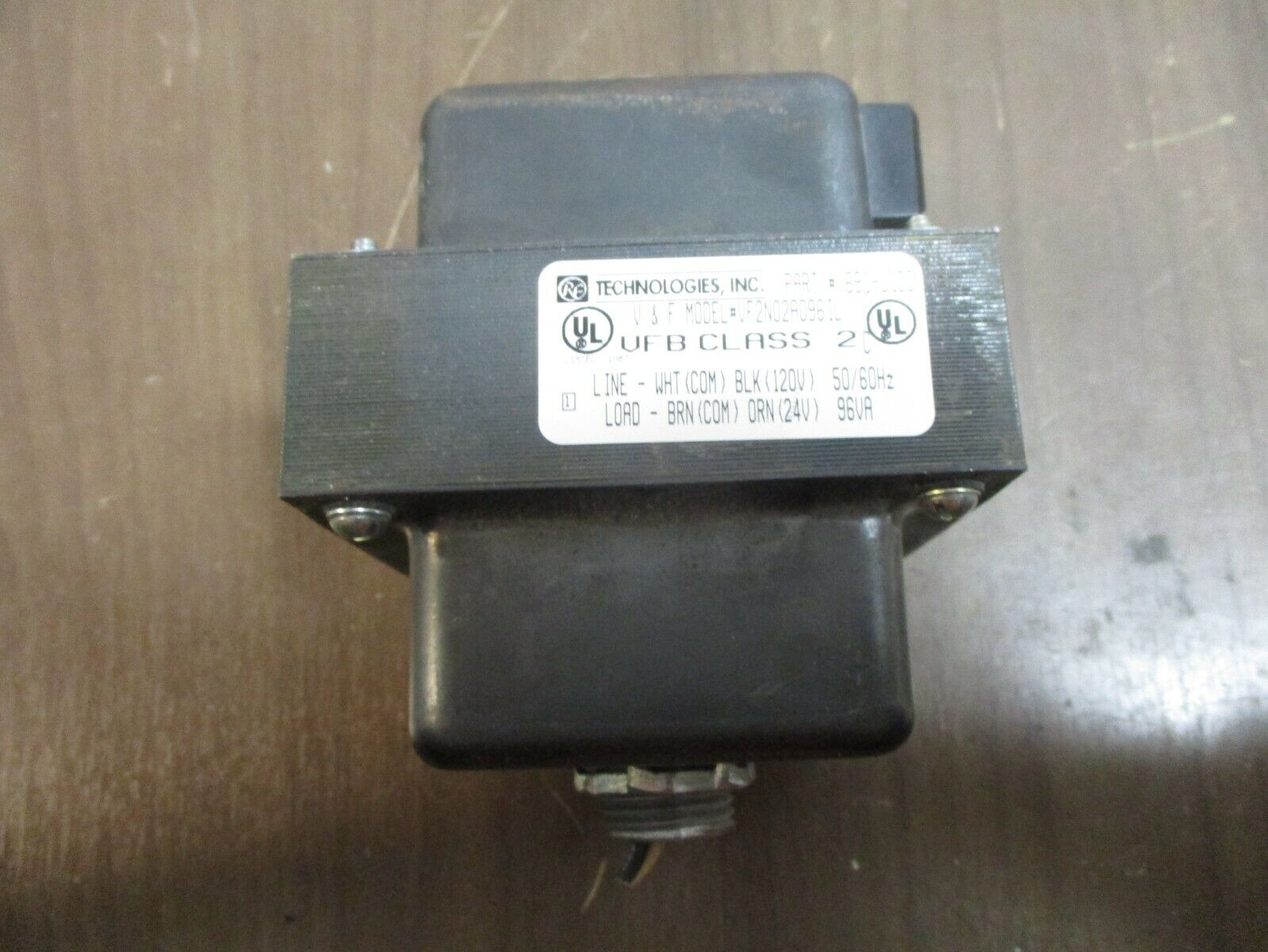 RE Technologies Transformer 691-U100 96VA Pri: 120V Sec: 24V 50/60Hz Used
