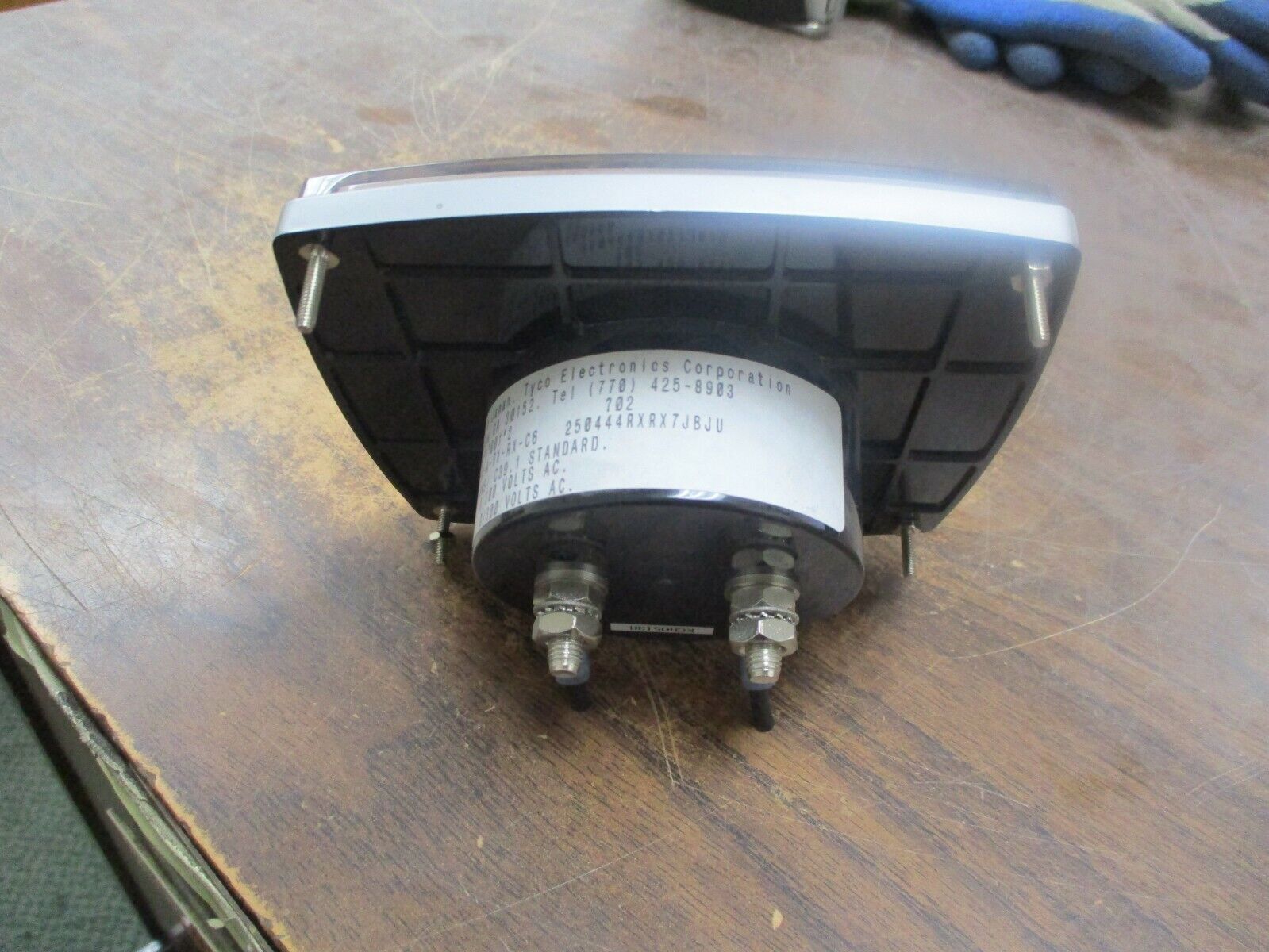 Tyco AC Voltmeter 014-75V-A-RX-RX-C6 Range: 0-300V Used