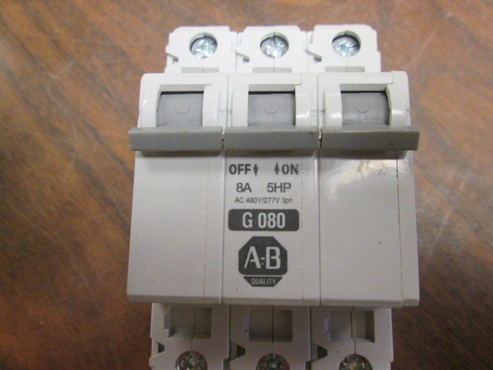 Allen Bradley Manual Motor Controller 1492-CB3G080 8A 3P New Surplus