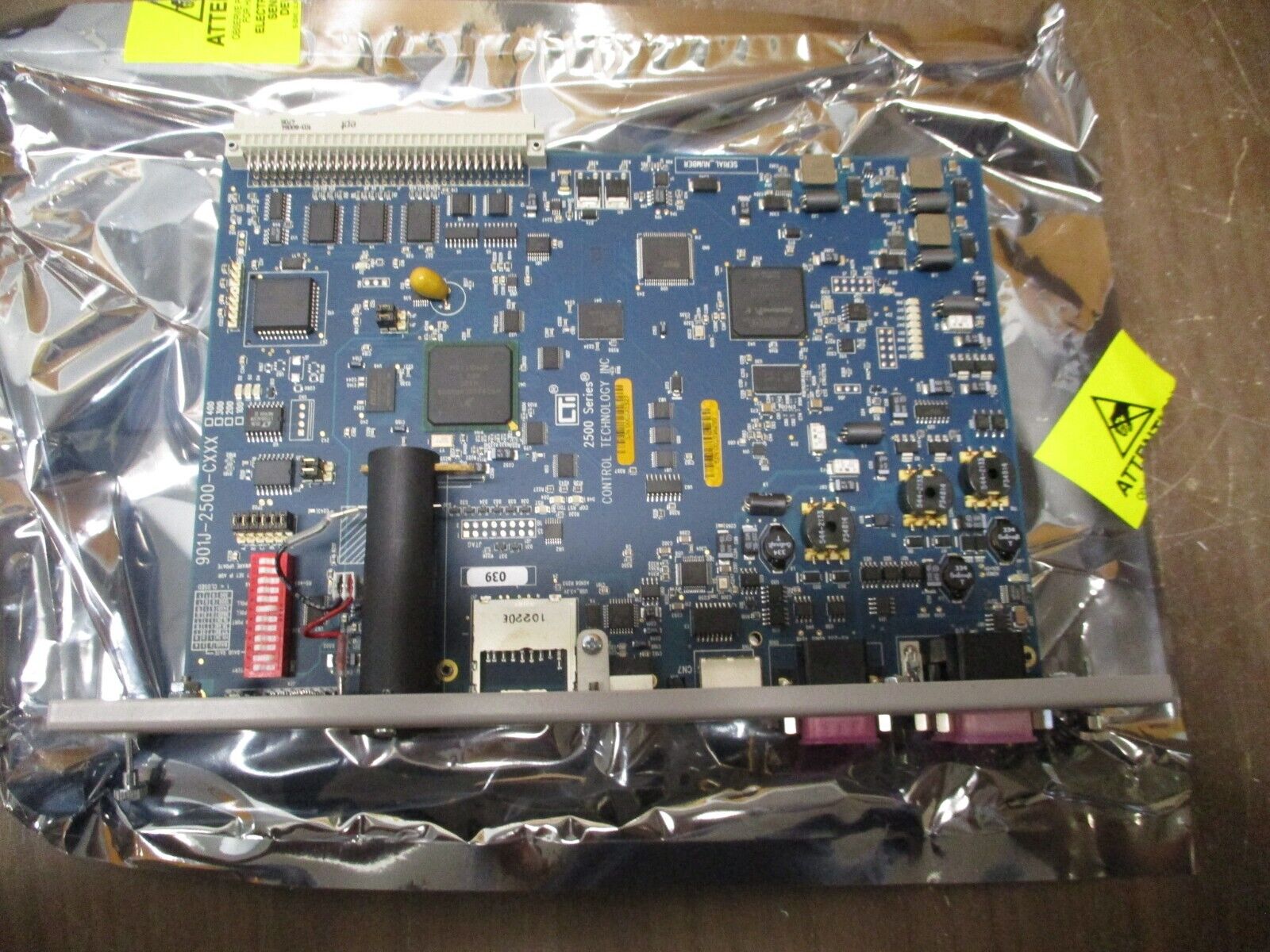 Control Technology 3072K CPU Module 2500-C400 Rev. 039 FW: V9.18 New Surplus