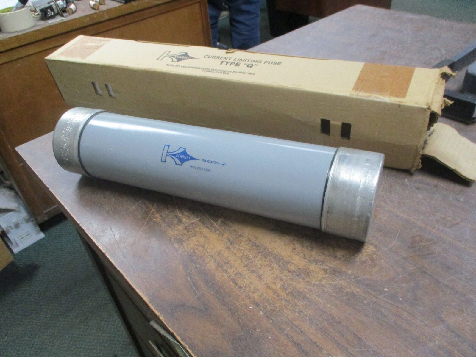 Kearney Type Q Fuse 153015-100 100A 15.5KV New Surplus