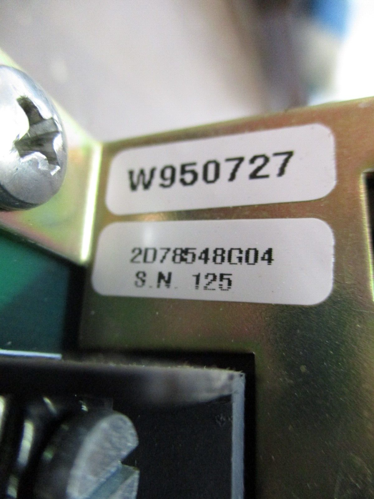 Westinghouse Assemblies Electronic Monitor II 2D78548G04 w/ PONI Module Used