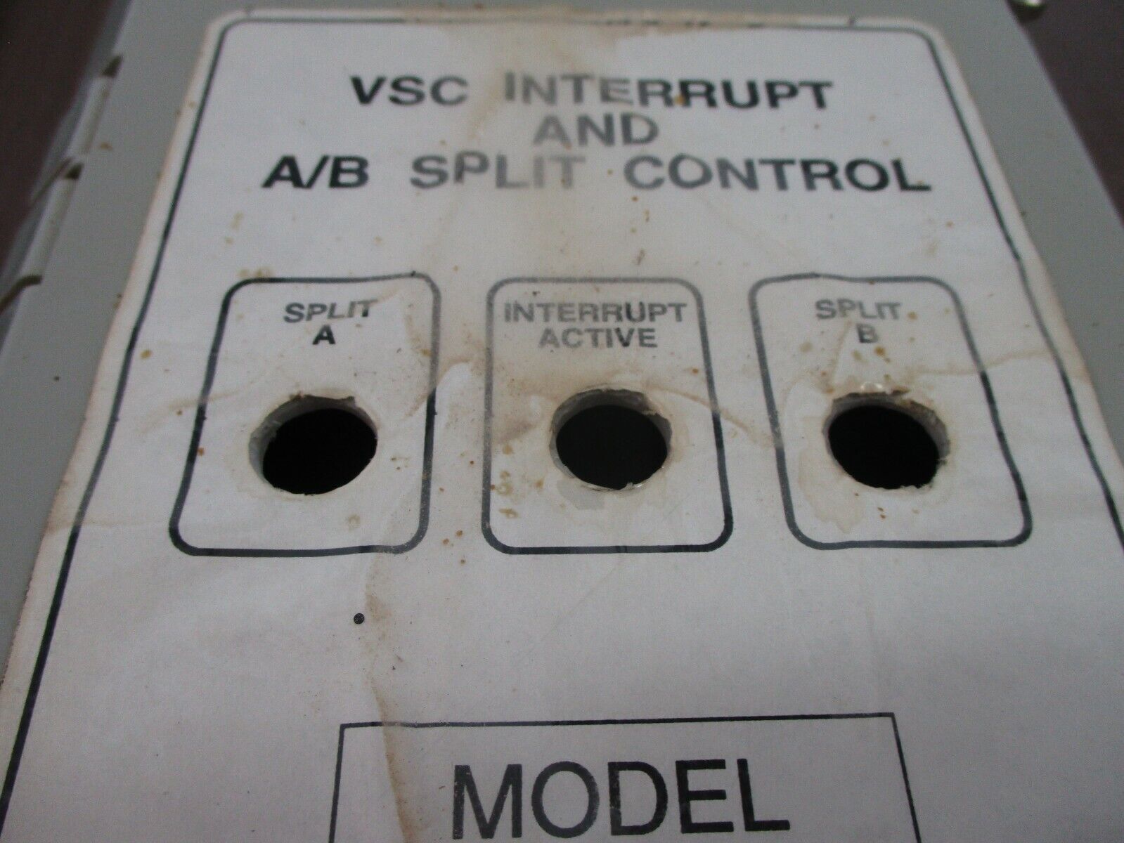 Automated Environments, Inc. VSC Interrupt & A/B Split Control VSCI-1/L Used