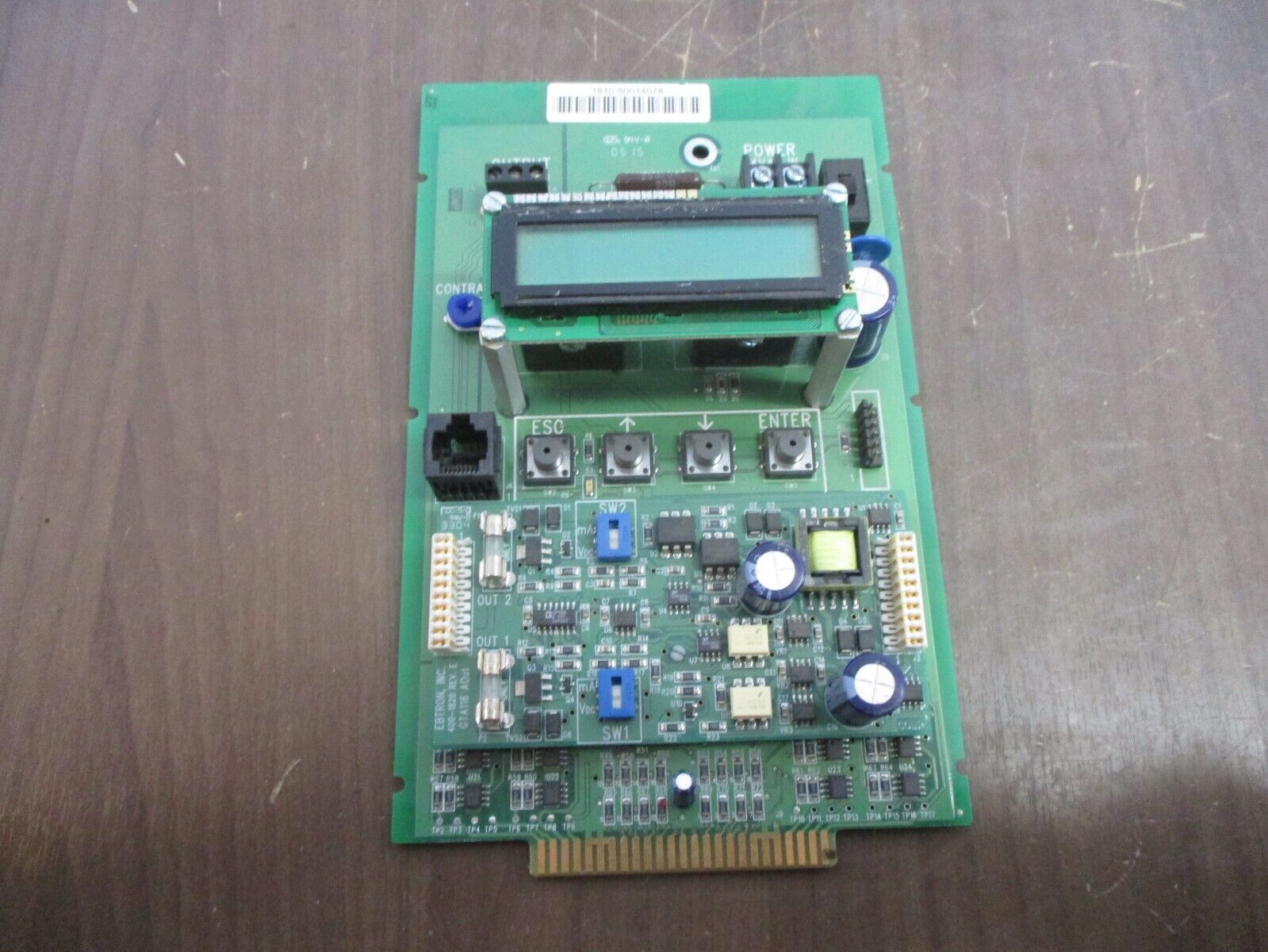 Ebtron GTx116 Main Board w/ Aout 400-1810 Rev. J Used