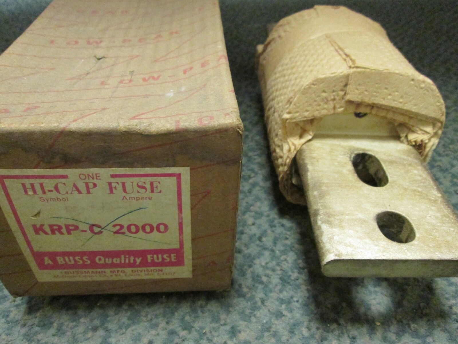 Bussmann  Hi-Cap Fuse  KRP-C 2000  600V  2000A  New Surplus