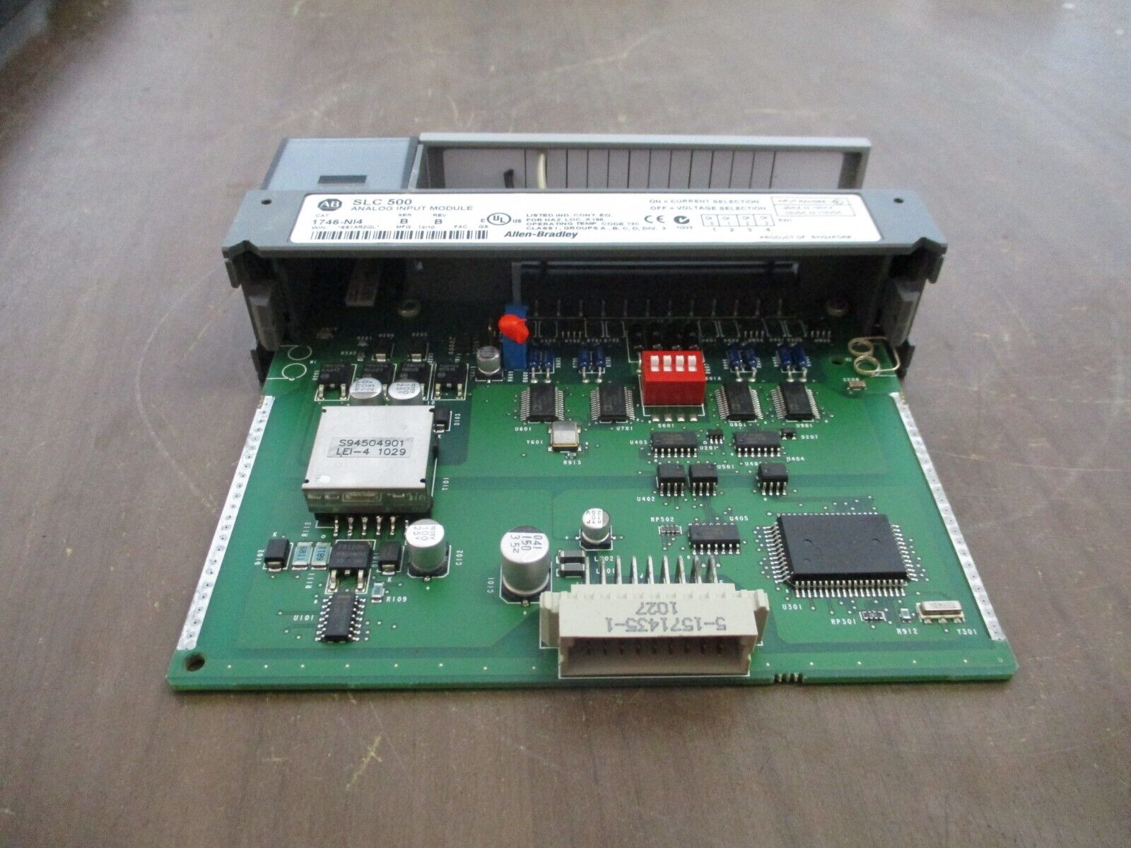 Allen-Bradley SLC 500 Analog Input Module 1746-NI4 Ser. B Rev. B Used