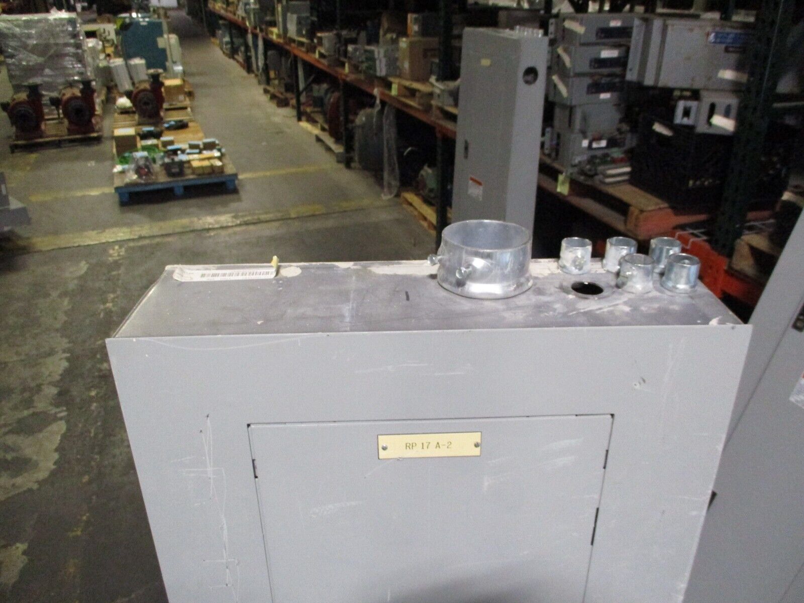 GE Main Lug Breaker Panel AQF3422MTX 225A Max 208/120V 3Ph 4W 42-Slot Used