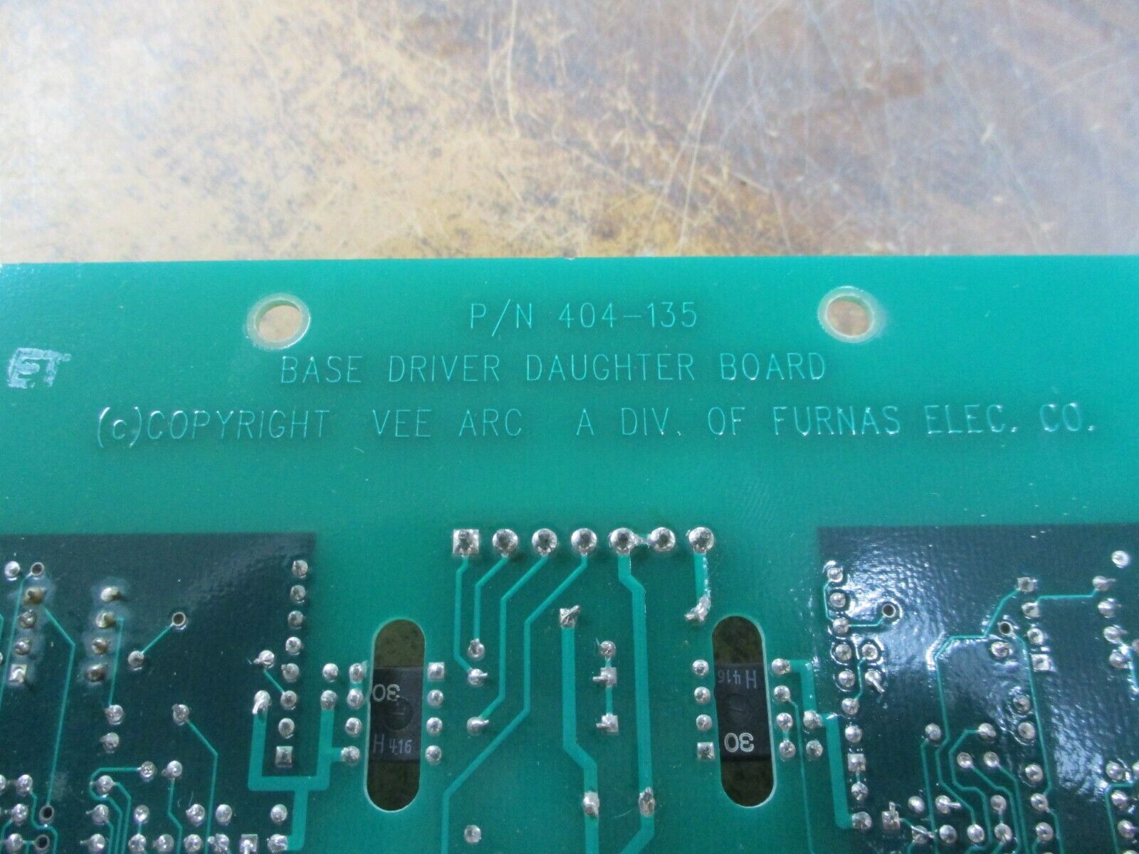 Vee-Arc Base Driver Daughter Board D95518-051 Used