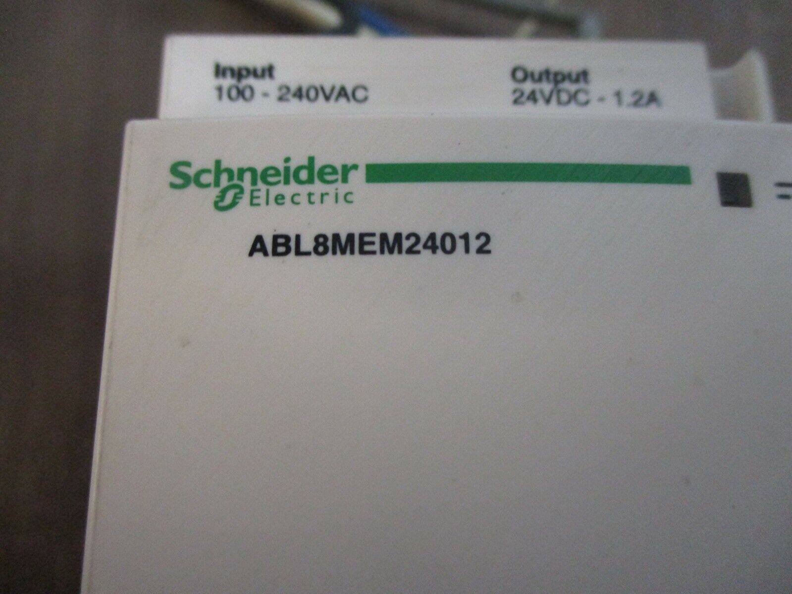 Schneider Electric DC Power Supply ABL8MEM24012 Input: 100-240VAC Used