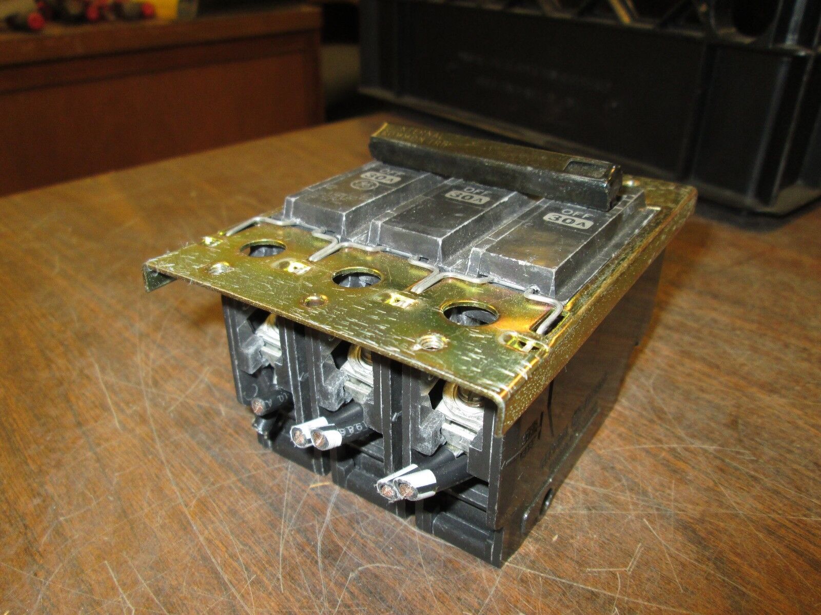 GE Circuit Breaker THQC32030WL 30A 240V 3P Used