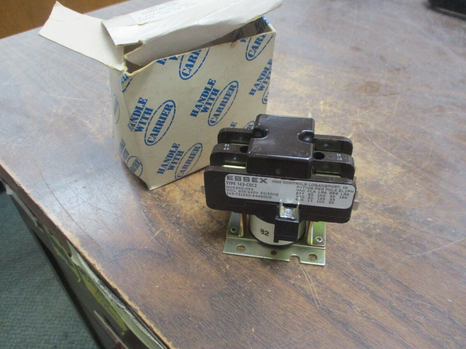 Carrier Contactor HN52KC 053 230V Coil 30A 2P New Surplus