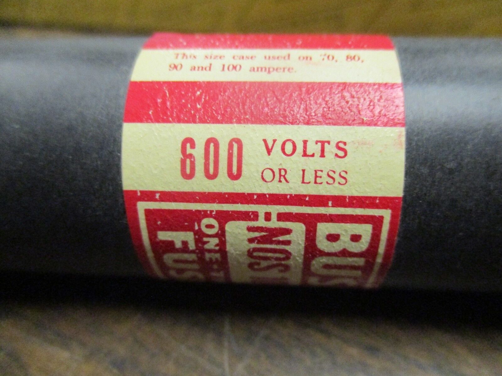 Buss Fuse NOS 100 100A 600V New Surplus