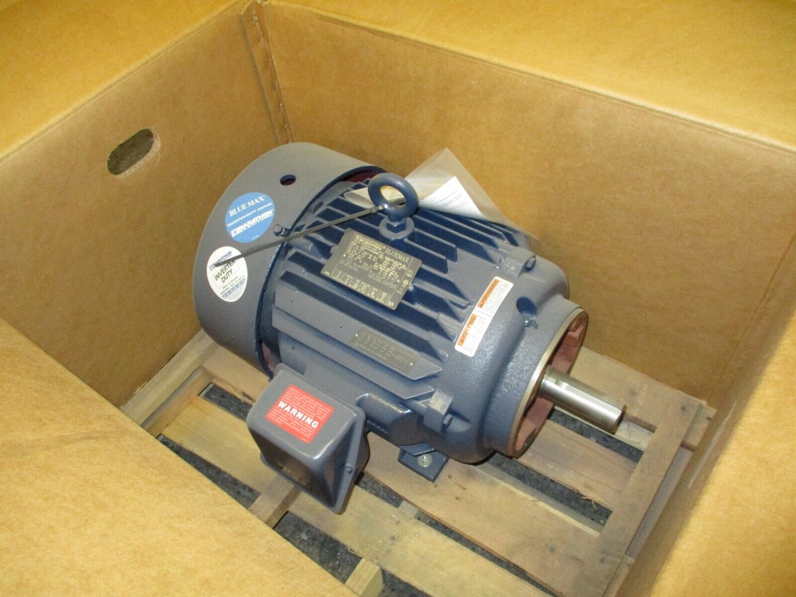 Marathon Motor Y597 15HP 1800RPM 230/460V 19A 3Ph 60Hz *No Key* New Surplus