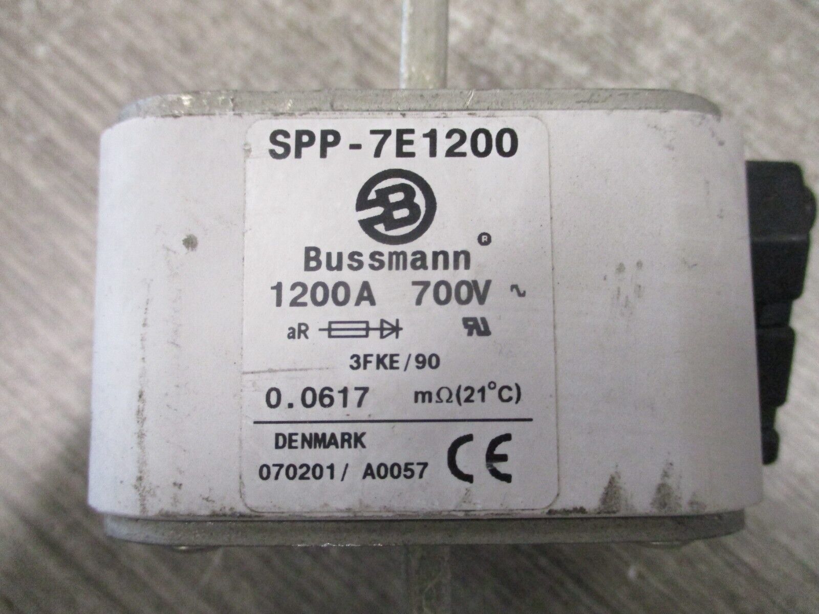 Bussmann Fuse SPP-7E1200 1200A 700V Used