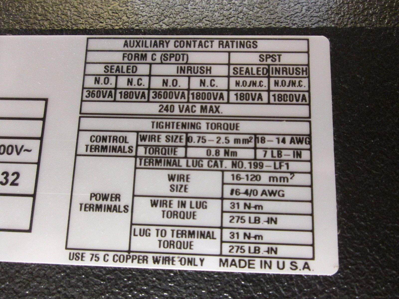 Allen-Bradley Soft Start 150-B180NBDB 150HP 180A 208-480V 3Ph 47-63Hz Used