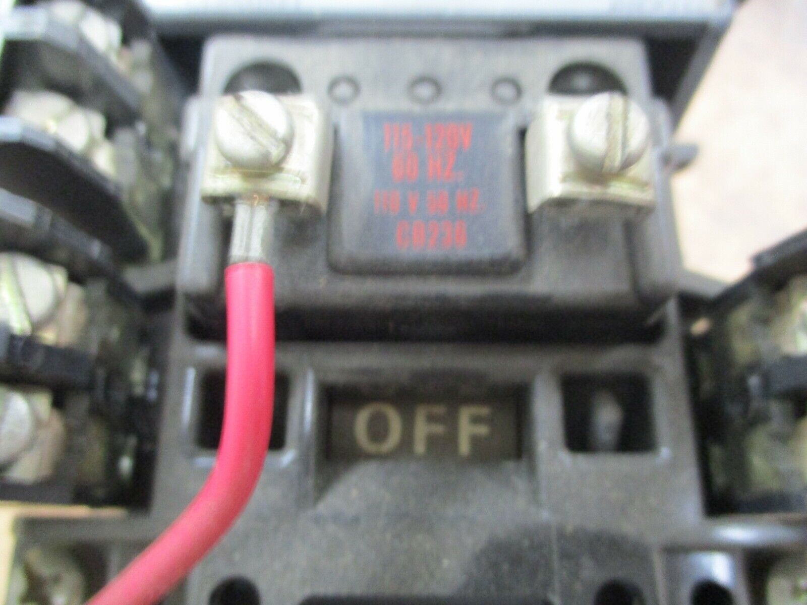 Allen-Bradley Size 1 Starter 509-B0D 120V Coil 27A 600V Used