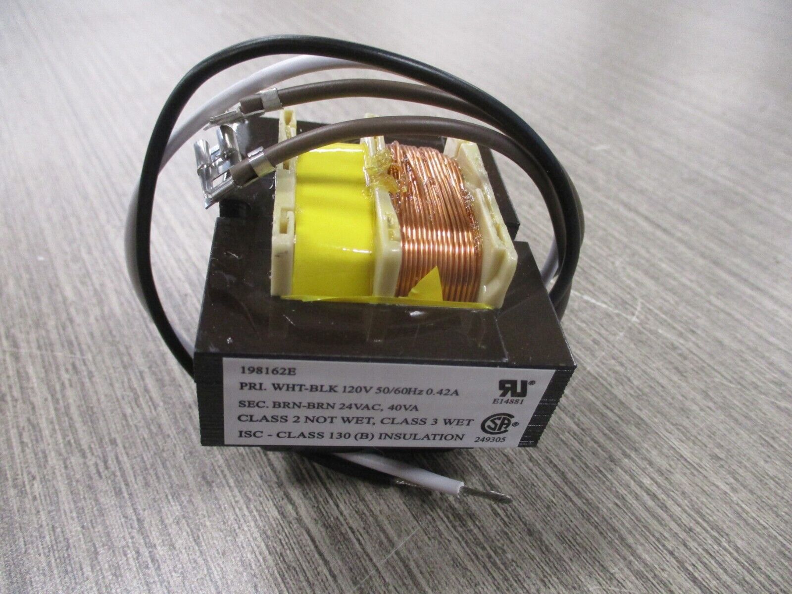 Honeywell Internal Mount Transformer 198162EA 120V 50/60 HZ New Surplus