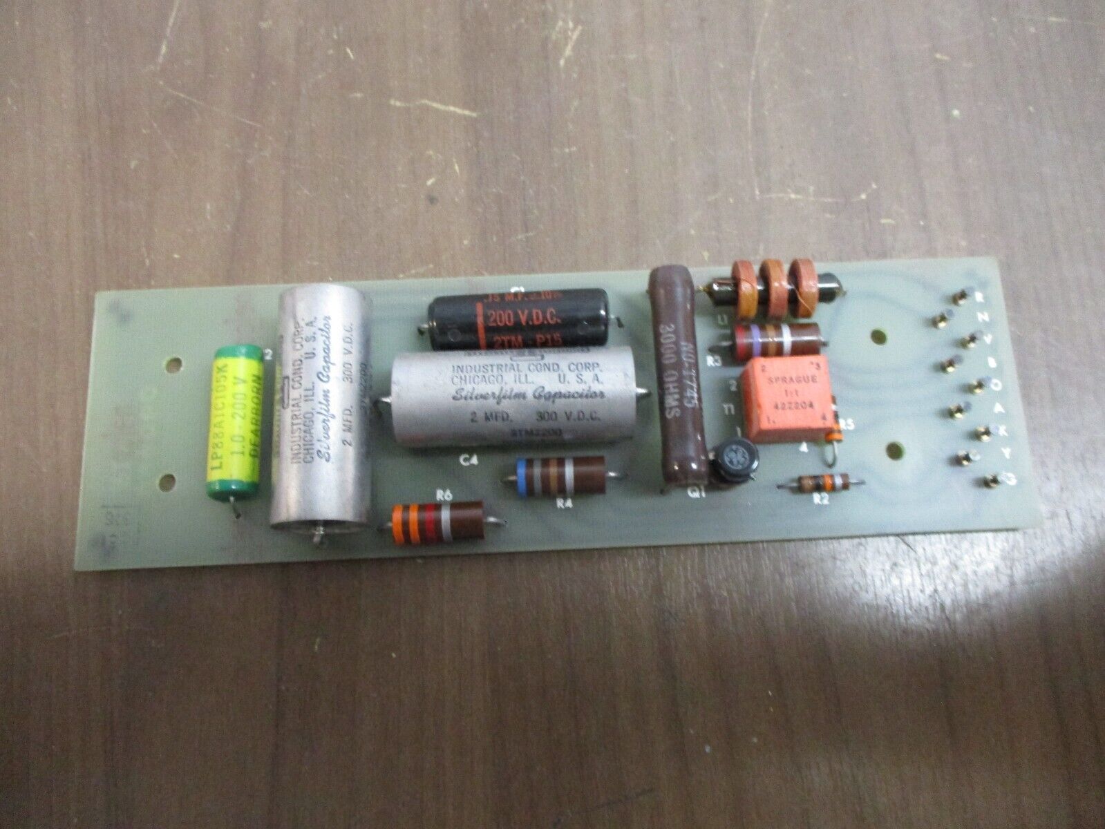 Leeds & Northrup Capacitor Board 444060 Rev. 2 *No Box* New Surplus