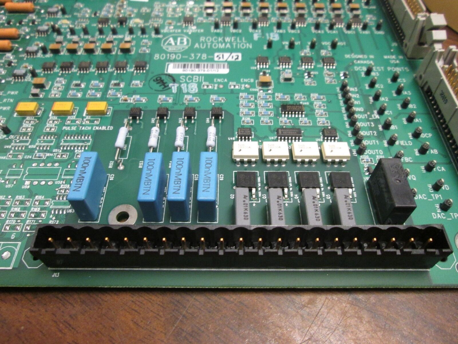 Allen-Bradley PC Board 80190-378-51/12 Used