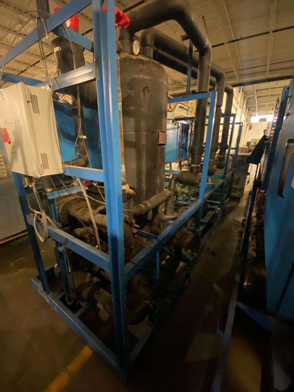 Systematic Refrigeration Compressor Rack, 3 Compressors, 460V 3PH +20 F, Used