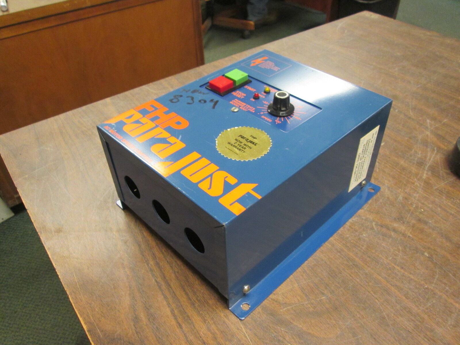 Parametrics FHP Parajust AC Motor Speed Control 600702 3/4HP Used