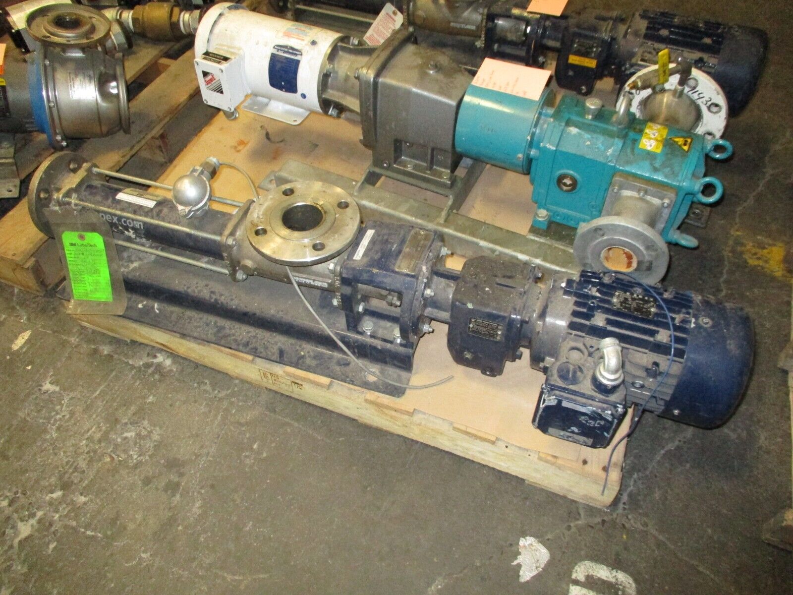 Seepex Progressive Cavity Pump BN 5-6L 3HP 576RPM 230/460V Used