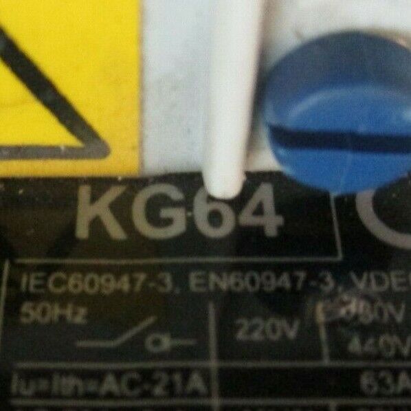 Kraus & Naimer Disconnect Switch KG64 60A 600V *No Handle* Used