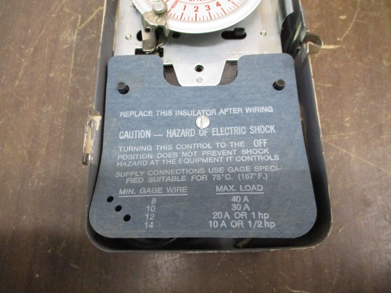 Paragon 4001-00 Timer TD-1744-00 120V 60Hz Used