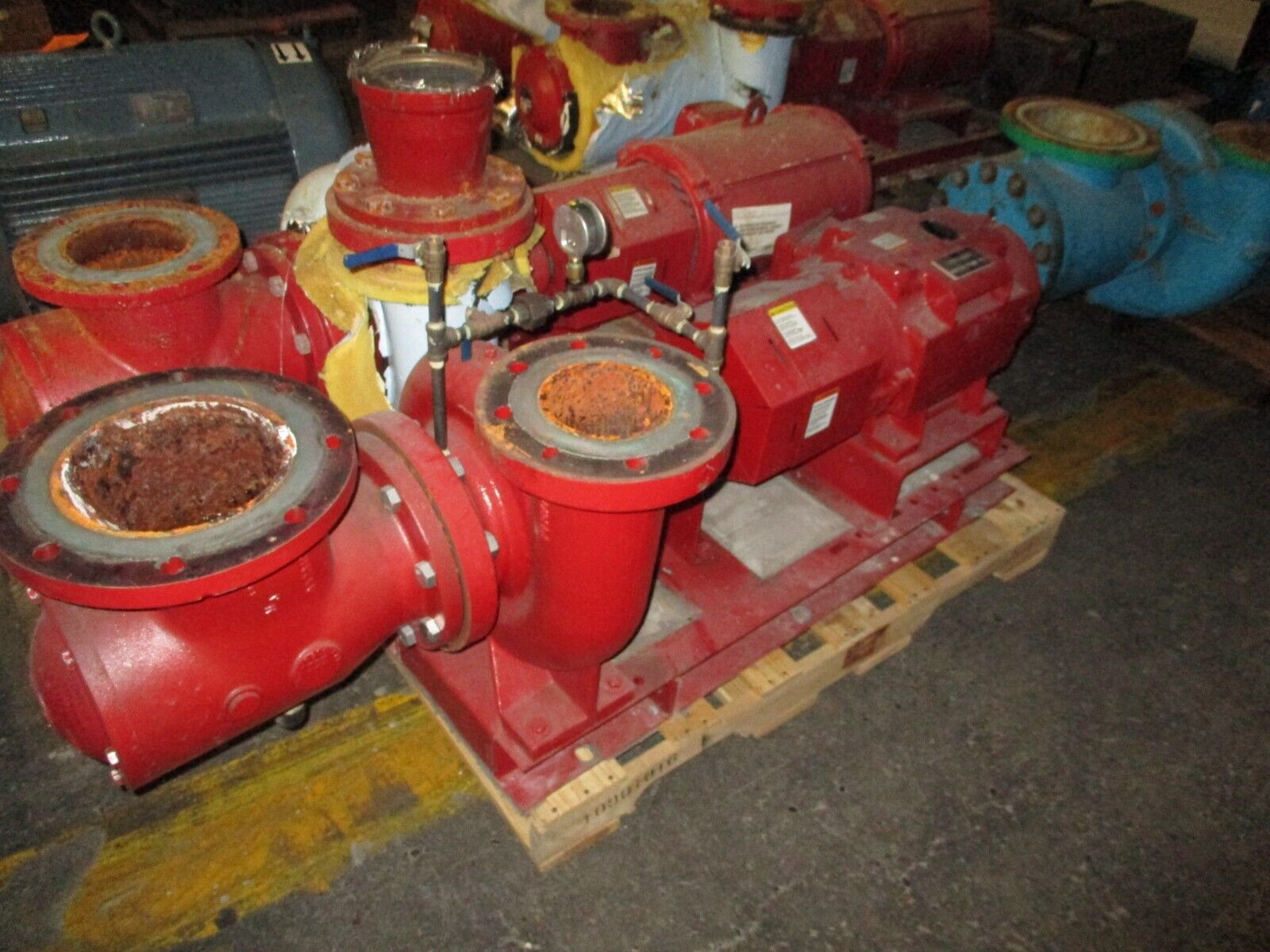 Bell & Gossett Pump 1510 BF 9 5BC 20HP 1800RPM 1140 GPM 50ft Head 175 PSI Used