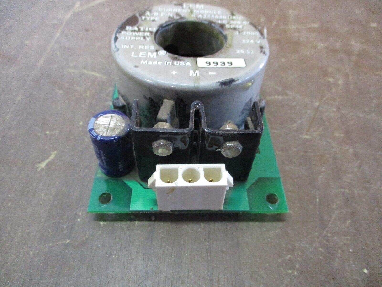 LEM Current Module LC 300 S/SP14 Ratio 1:2000A 24V A-B Part #: A2550301001 Used