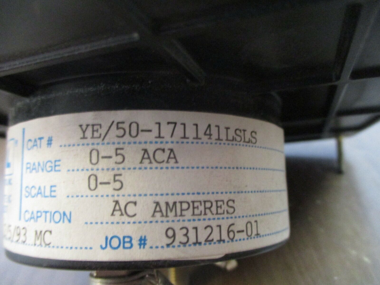 EIL AC Ammeter YE/50-171141LSLS Range: 0-5A Used