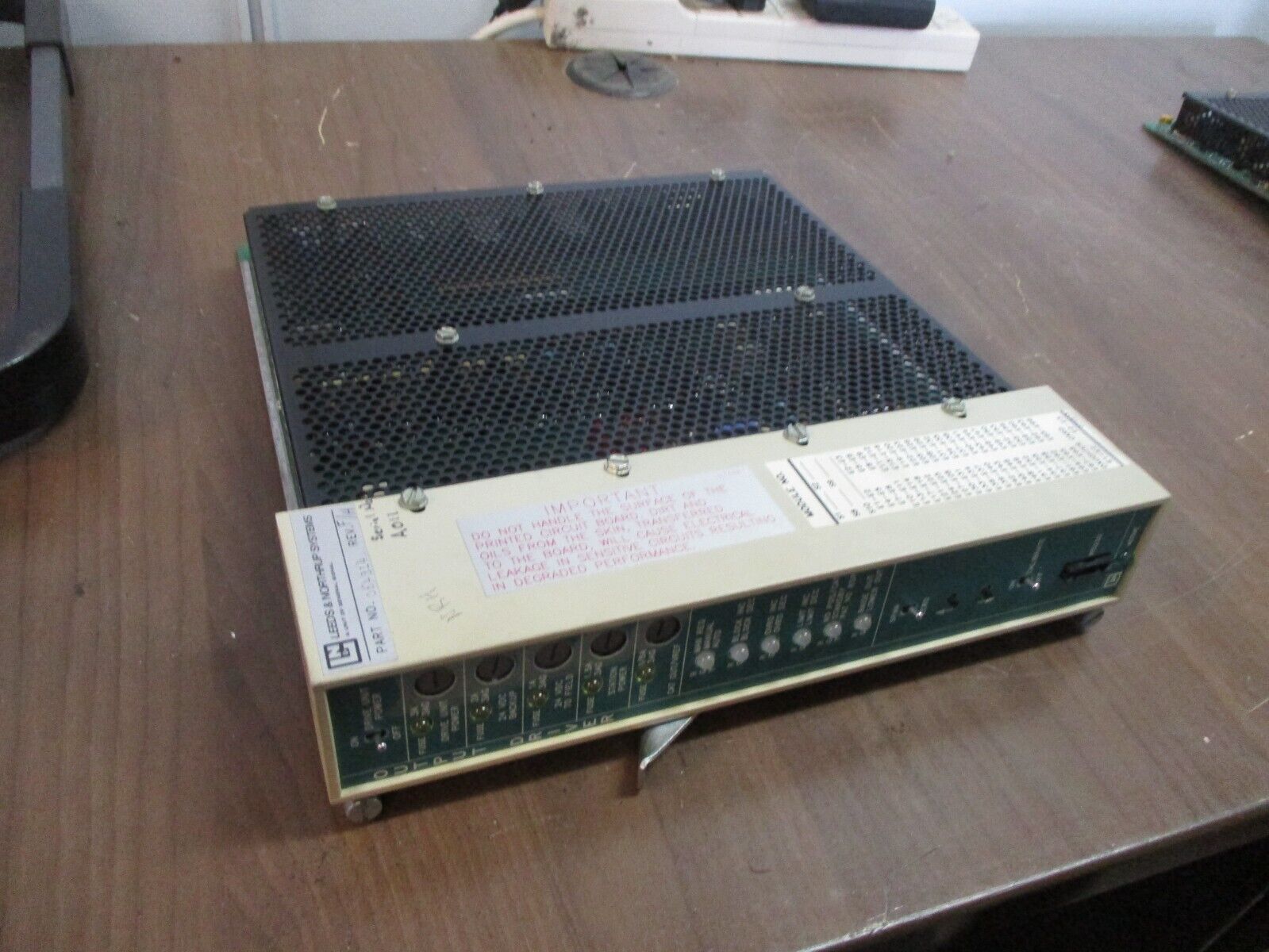Leeds & Northrup Output Driver Module 064314 Rev. F/H Used