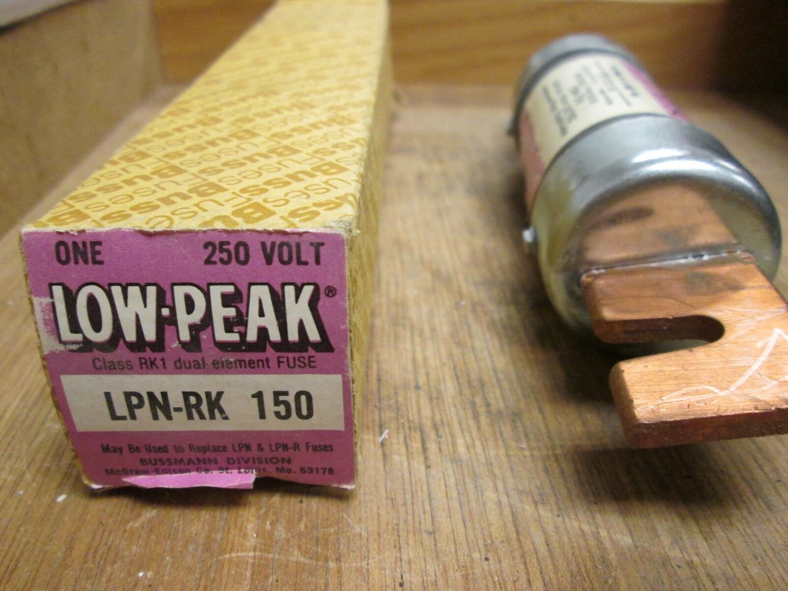 Bussmann  Fuse  LPN-RK 150  250V  150A  New Surplus