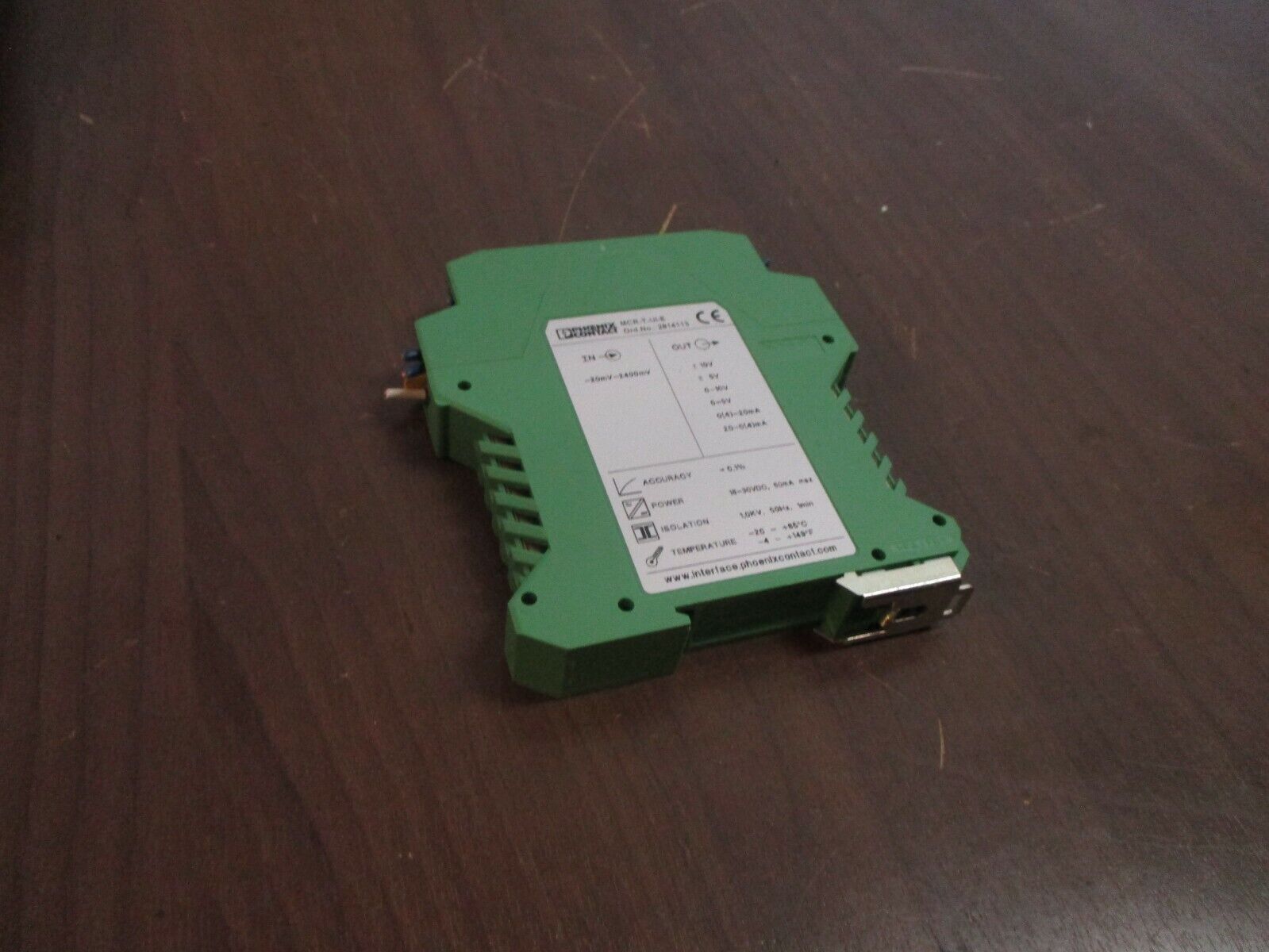 Phoenix Contact MCR-T-UI-E Temperature Transducer 2814113 24VDC Used