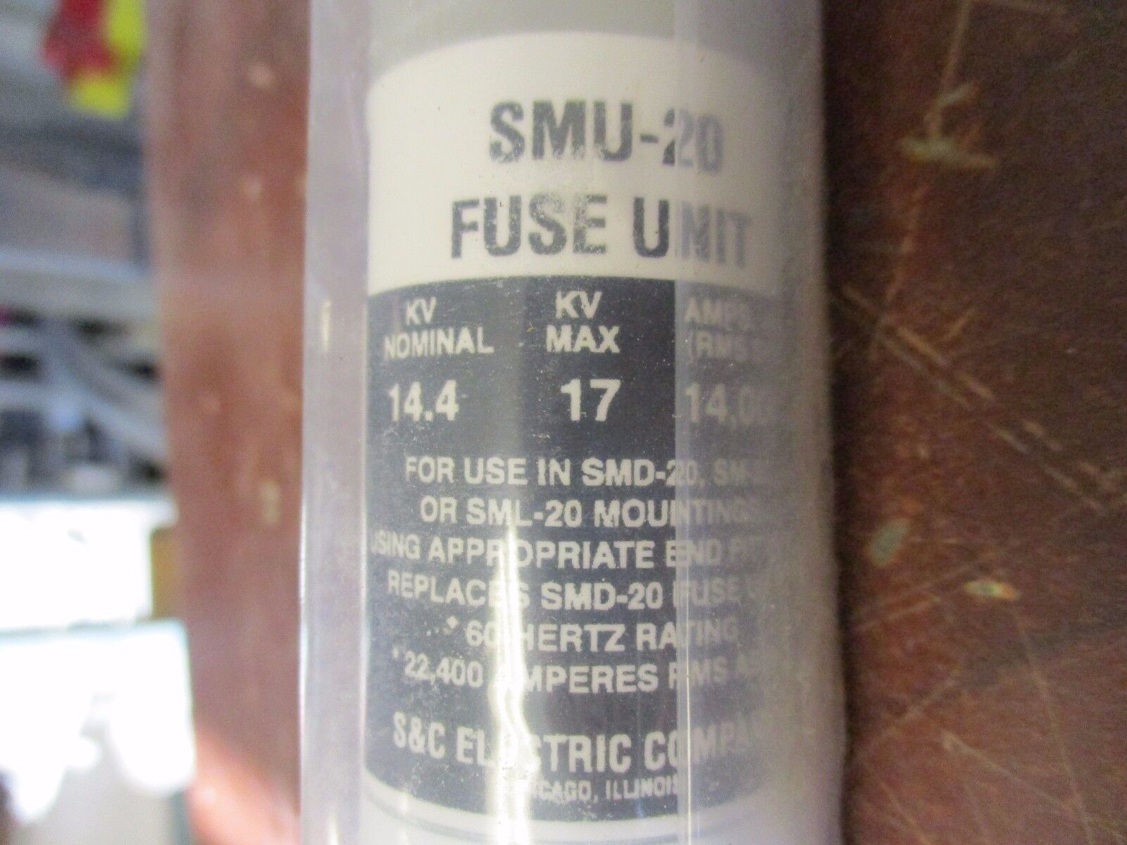 S & C SMU-20 Fuse Unit 712030 14.4KV 30E *No Box* New Surplus