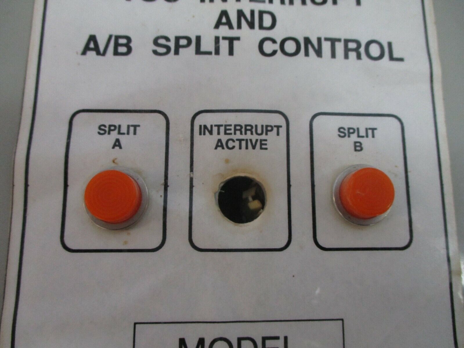 Automated Environments, Inc. VSC Interrupt & A/B Split Control VSCI-1/L Used