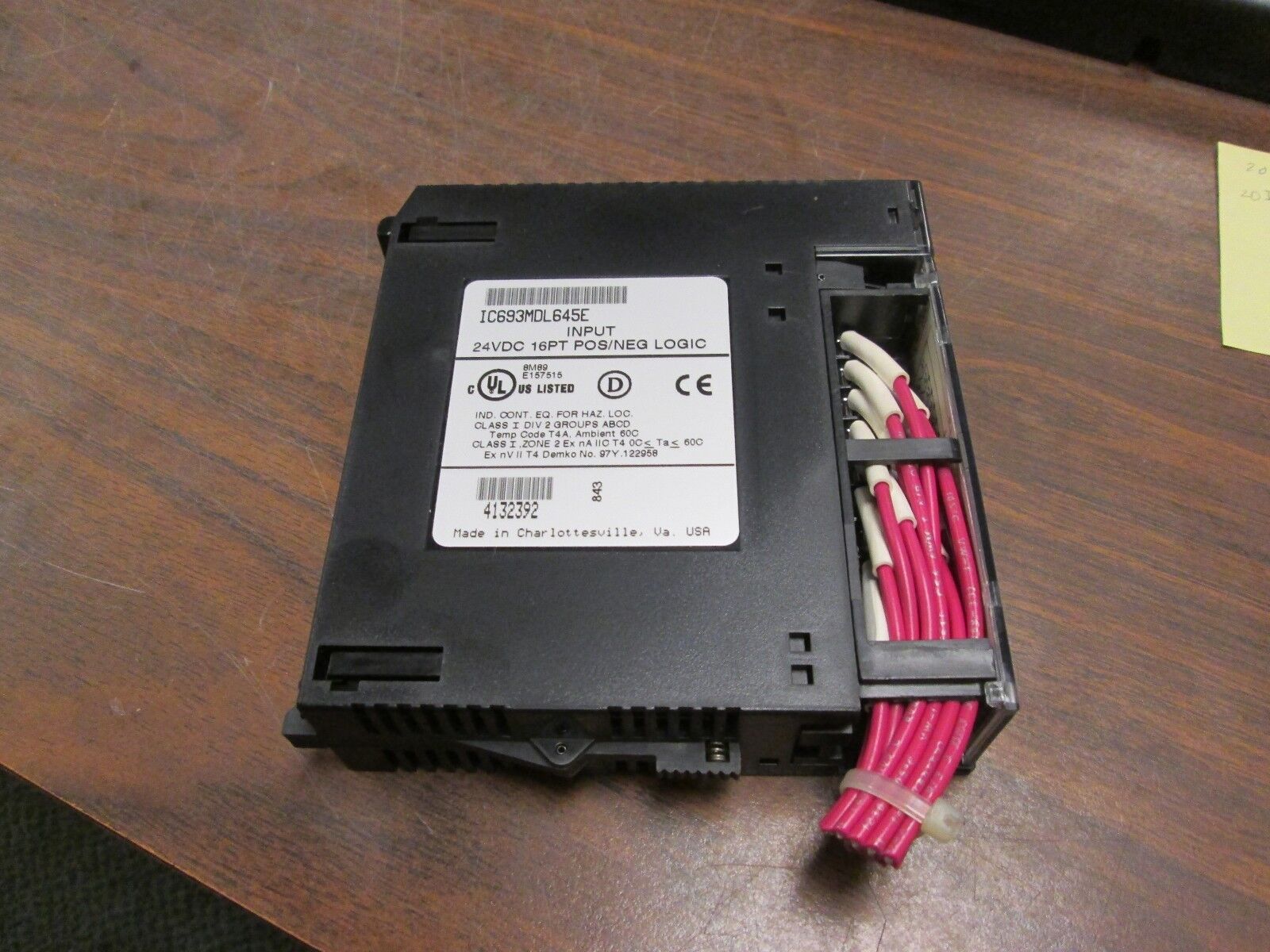 GE Fanuc DC Input Module IC693MDL645E 24VDC 16PT Used